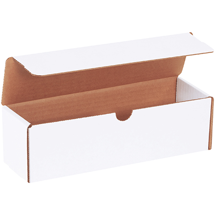 10 x 3 x 3" White Literature Mailers