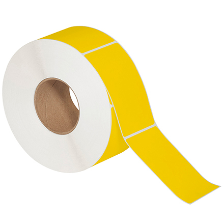 3 x 5" Yellow Direct Thermal Labels